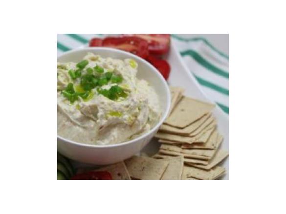 Smoked Salmon Dip with Chive Infused Oil