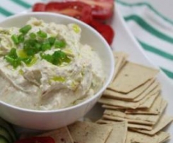 Smoked Salmon Dip with Chive Infused Oil