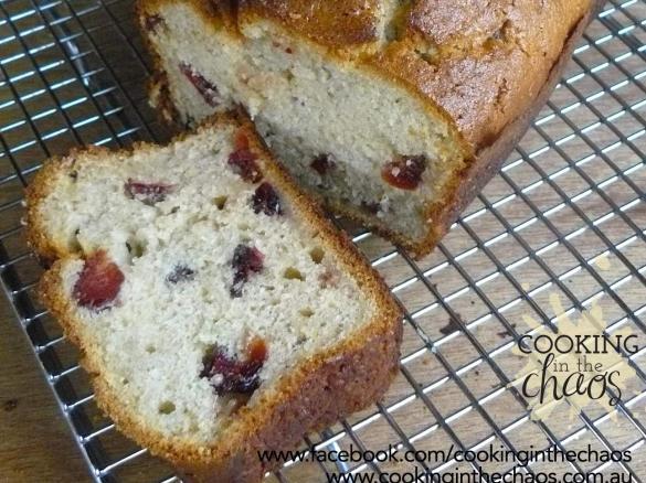 Banana Cranberry Loaf