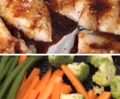 Steamed Fish & Vegetables with Coconut rice