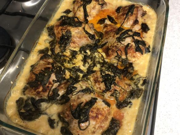 Baked lemon & chicken rissoto
