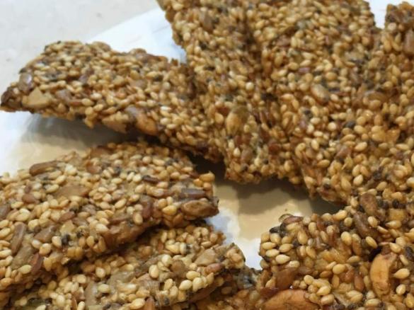 Seed Crackers Lchf, Veg, Gf