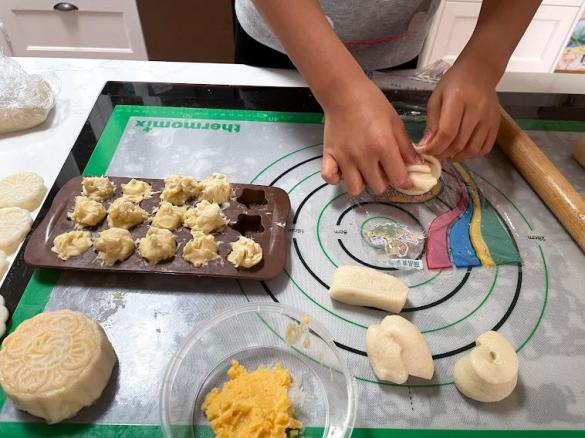 Mooncake Fruit Custard Filling