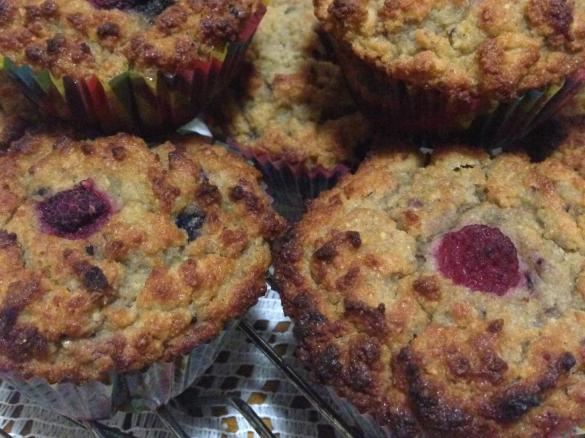Pear and Berry Muffins