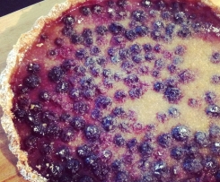 Blueberry Tart (a Curtis Stone conversion and adaptation)