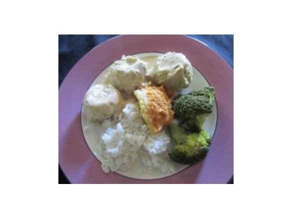 Chicken Custards with Caper Sauce