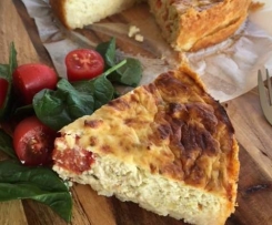 Savoury Chicken Cheesecake with a Hashbrown Crust