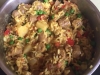 Curried Sausages with rice