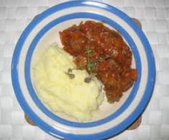 Beef, Balsamic and Tomato Stew