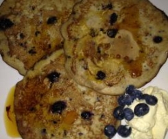 Banana & Blueberry Pancakes - Gluten Free & Sugar Free