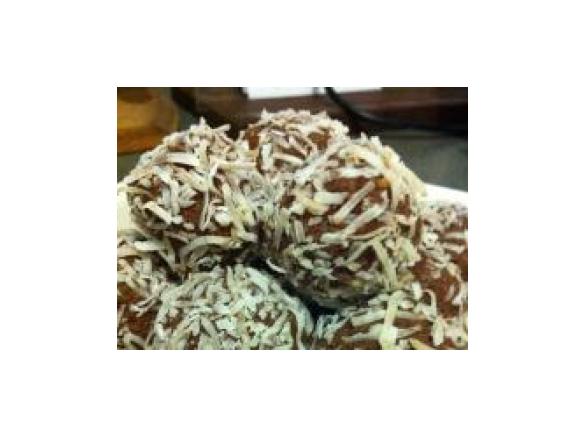 Choc Almond Coconut Truffles