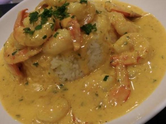 Creamy Garlic Prawn