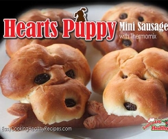 “Hearts Puppy” mini sausage bun