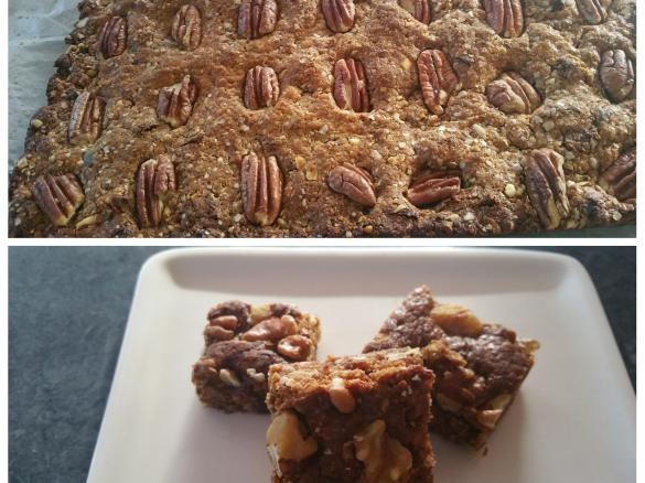 Wholefood Orange Quinoa Muesli slice