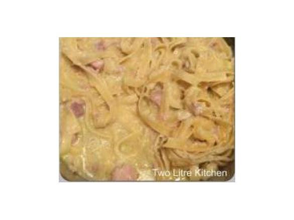 Weight Watchers Pro Points converted Clone of Dairy Free Fettucine Carbonara