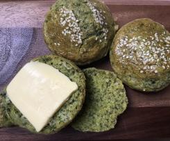 Cheese and spinach scones (Gluten-free, grain-free)