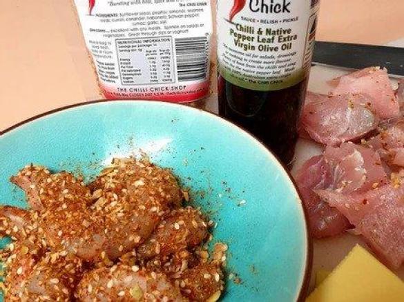 Amazing Spicy Prawn And Barramundi Saute