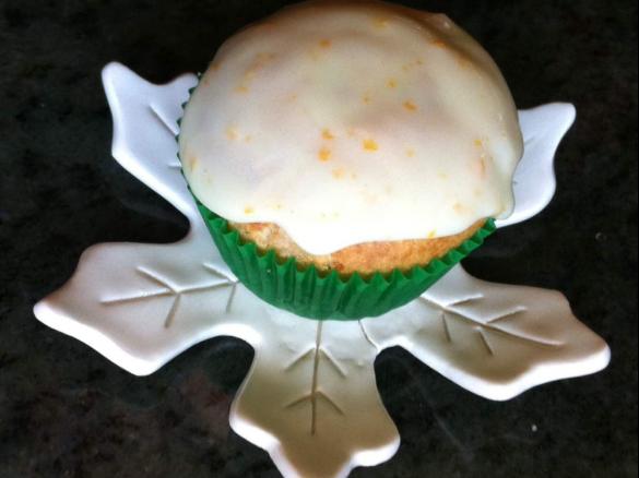 Feijoa and Orange Muffins with Orange Icing