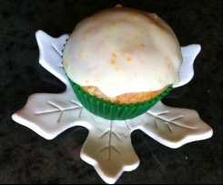 Feijoa and Orange Muffins with Orange Icing