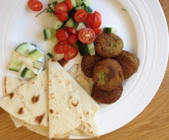 Falafels with Smokey Yogurt Dressing