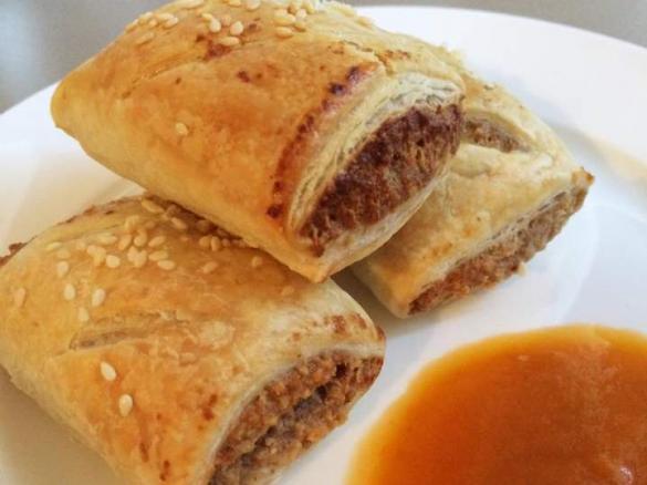 Vege Surprise Sausage Rolls