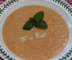 Summer Tomato and Melon Soup