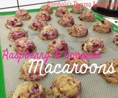 Raspberry & Coconut Macaroons