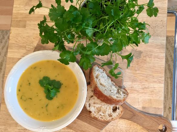 POTATO & BUTTERNUT SQUASH SOUP