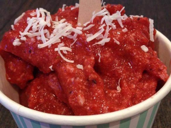 Not Bad For You Instant Strawberry Ice Cream