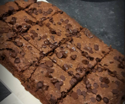 40 sec Banana Zucchini Chocolate Slice