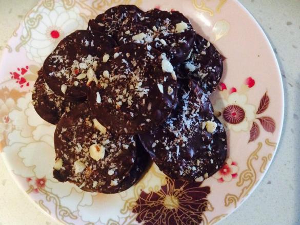 Peppermint Coconut Rough Discs