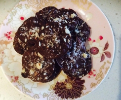 Peppermint Coconut Rough Discs