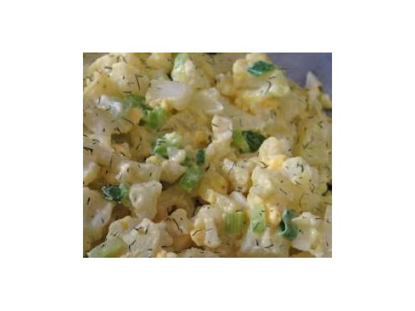 Cauliflower Version of "I LOVE your potato salad" no-potato salad