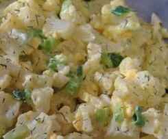 Cauliflower Version of "I LOVE your potato salad" no-potato salad
