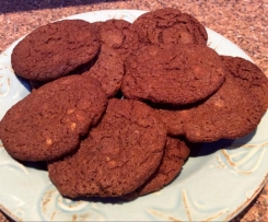 Fudgy-Wudgy Chocolate Cookies