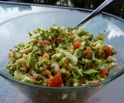 Broccoli & capsicum salad