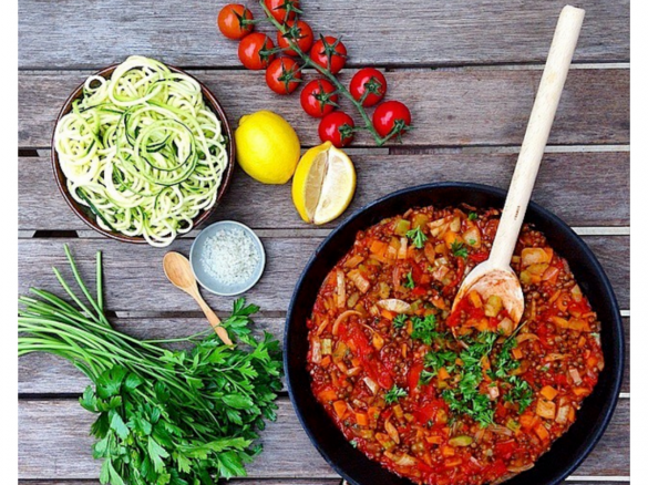 Vegan Spaghetti Bolognese (adapted from I Quit Sugar/Sami Bloom)