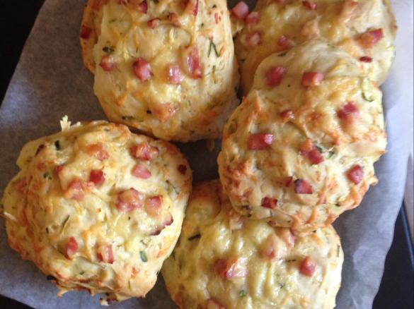 Clone of The Bestest Bread Rolls Ever with Zuchinni Cheese and Ham