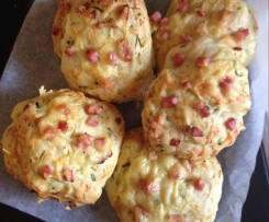 Clone of The Bestest Bread Rolls Ever with Zuchinni Cheese and Ham