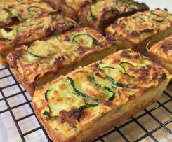 Zucchini Slice - paleo, keto, gluten free
