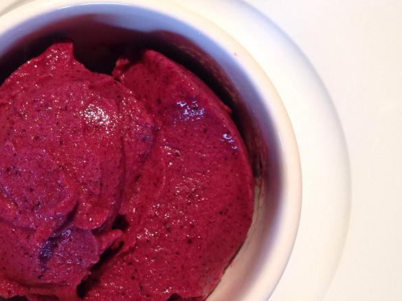 Blueberry Ginger Sorbet