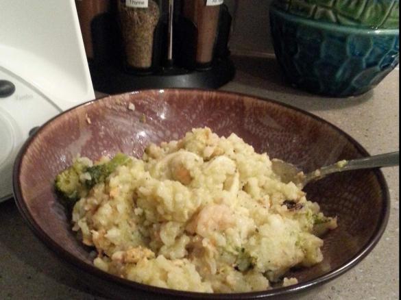 Seafood and Broccoli Risotto