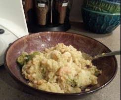 Seafood and Broccoli Risotto