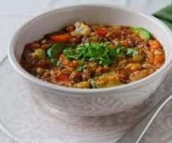 Quick Healthy Lentil and Vegetable Stew