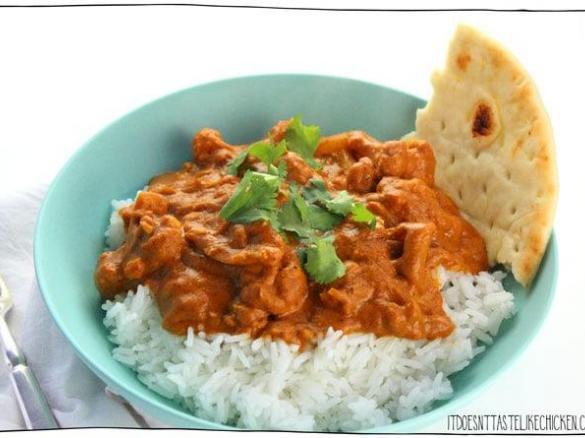 "I can't believe it's not Butter Chicken" - Vegan Butter Chicken