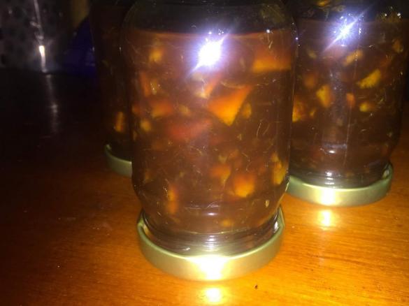 Dark Muscovado and rum marmalade