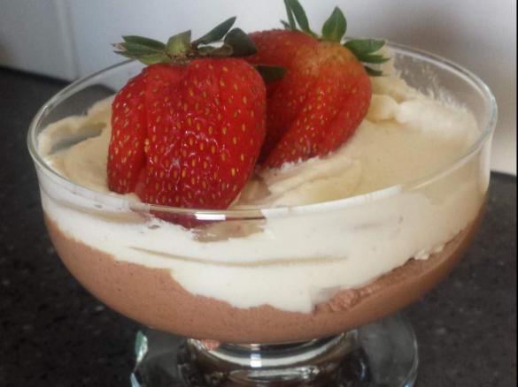 Chocolate and Peppermint mousse