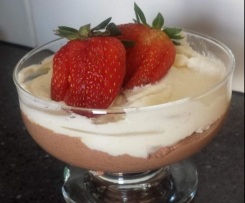 Chocolate and Peppermint mousse