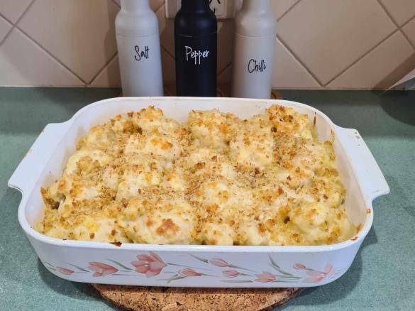 Kathryn's Cauliflower au Gratin