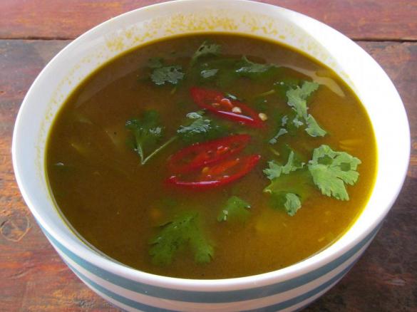 Thai Beef curry soup